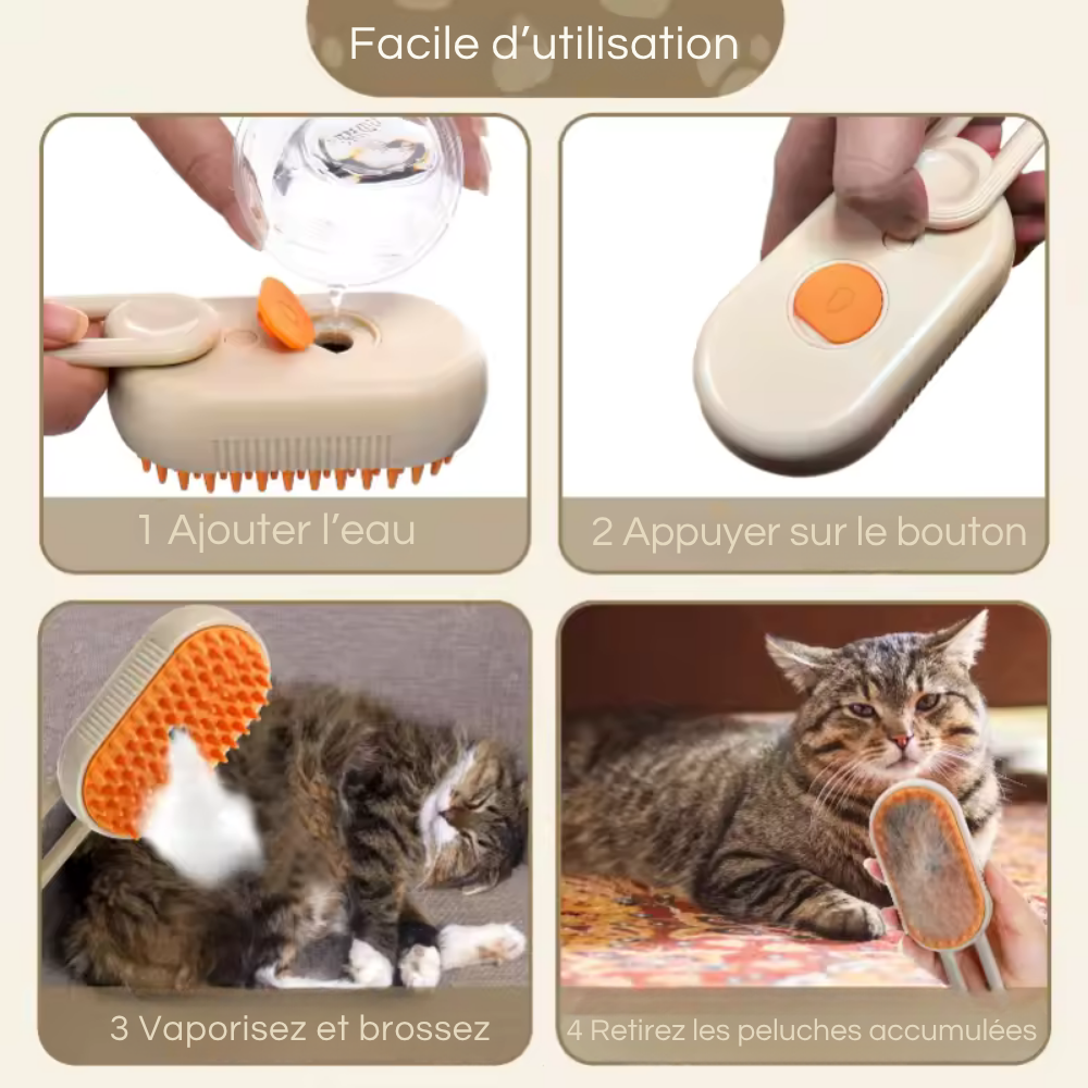 Brosse Vapeur 3-en-1