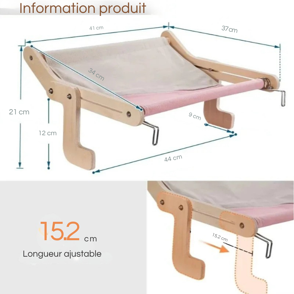 Hamac Suspendu Multi-Fixations