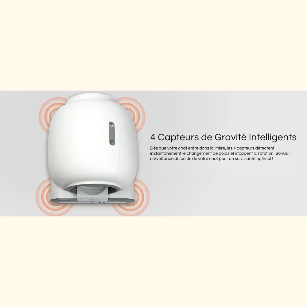 Bac à Litière Automatique Premium