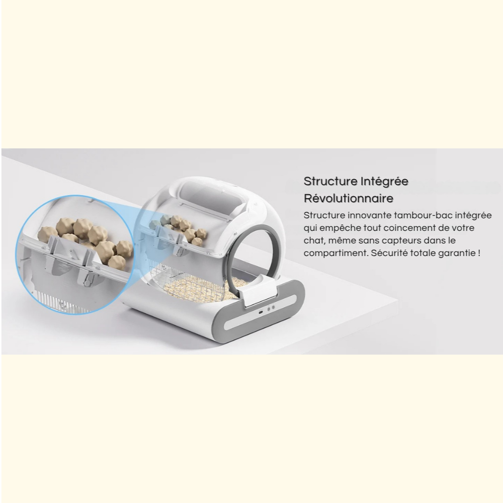 Bac à Litière Automatique Premium